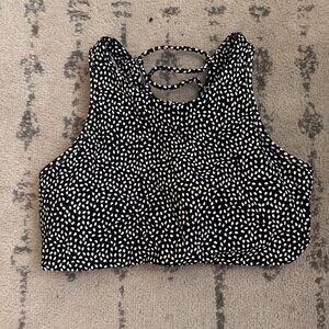 BuffBunny Swim- Surfside Top bossy print